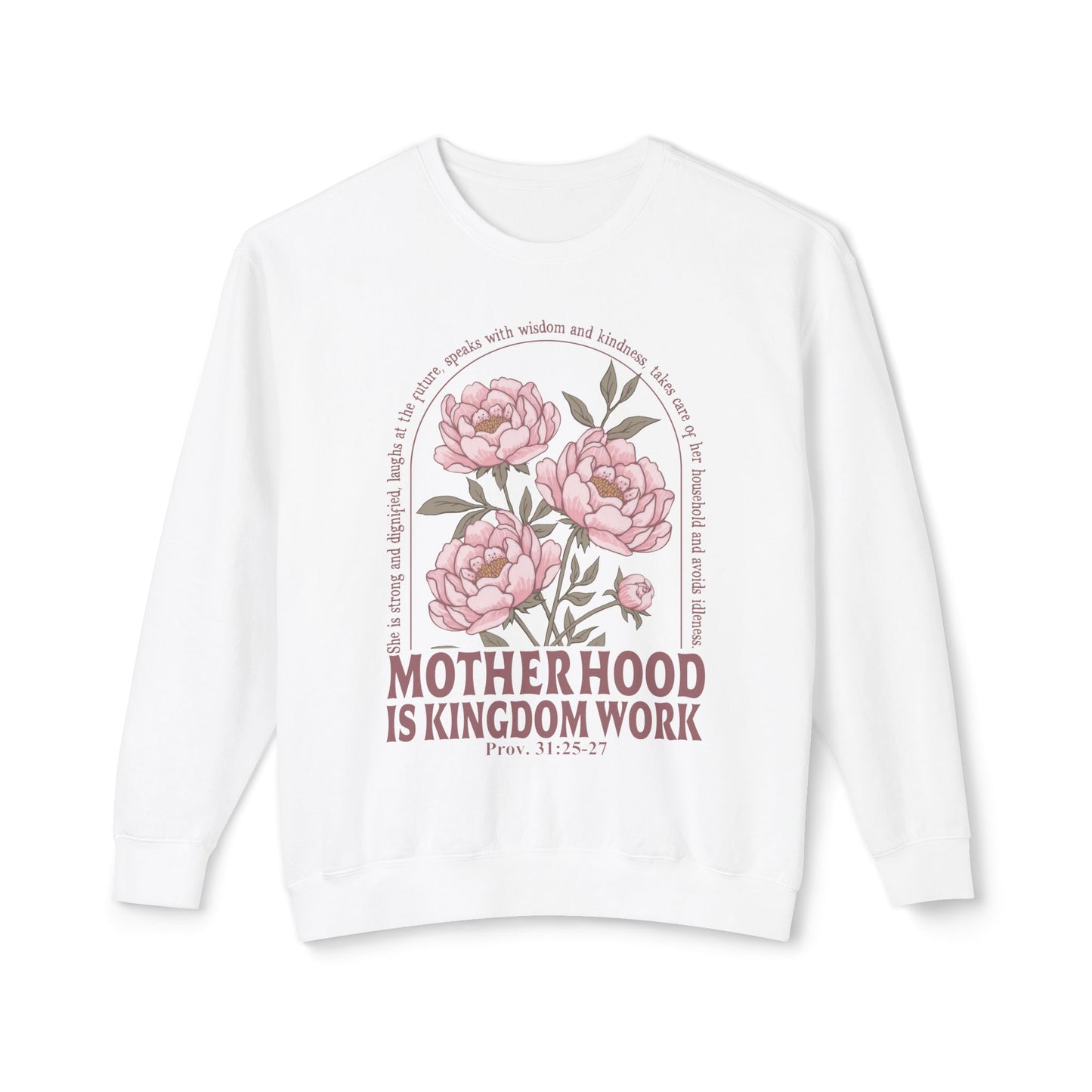 MOTHERHOOD IS KINGDOM WORK SWEATSHIRT