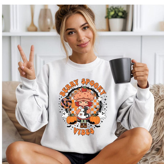 BERRY SHORT CAKE SPOOKY SWEATSHIRT