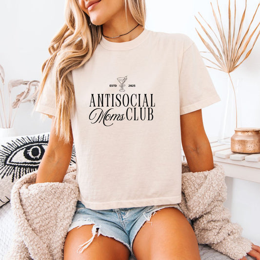 ANTISOCIAL MOMS CLUB CROP